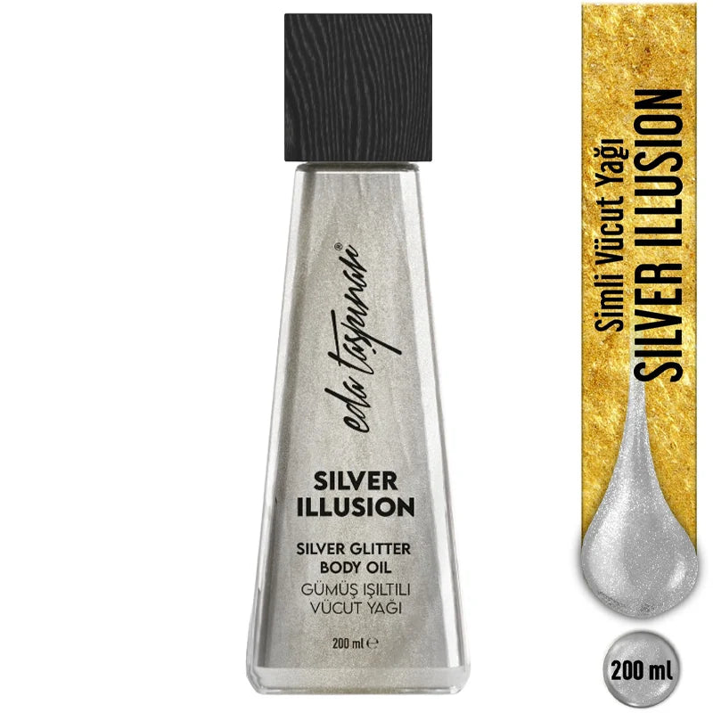 Eda Taspinar Silver Illusion Glitter Body Oil 200ml