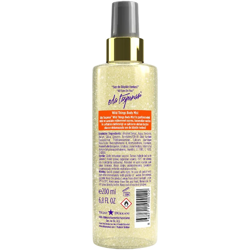 Eda Taspinar Wild Things Shimmer Body Mist for Glow 200ml