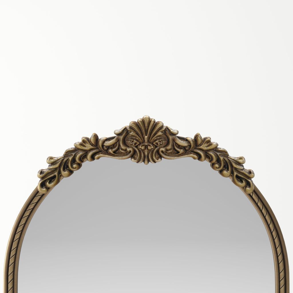 Arch Oval Vintage Relief Mirror Wall Hanging