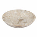 6x6x1.5" Round Marble Decorative Bowl
