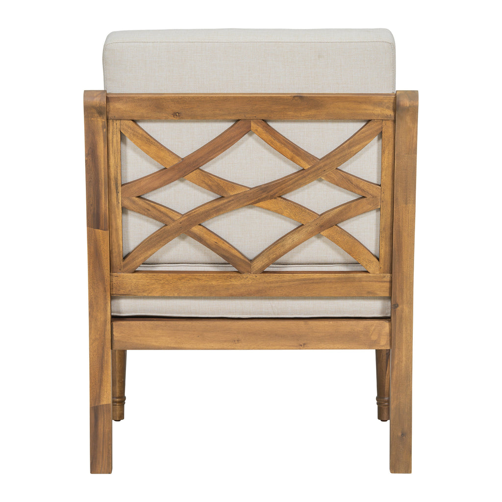 Acacia Luxe Outdoor Patio Chair with Cushions