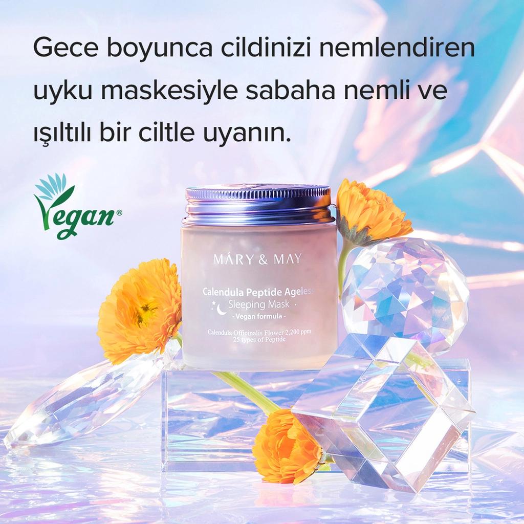 Mary & May Calendula & Peptide Sleeping Mask for Soothing 110g