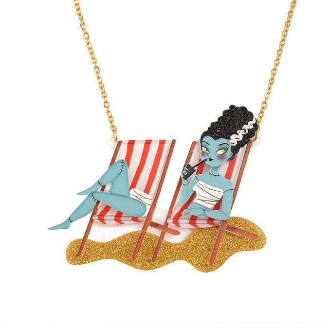 Elsa Sitting in Hammocks Necklace by Laliblue | PRE-ORDER SHIPS IN 2-3 WEEKS