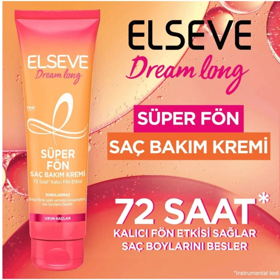 Elseve Dream Long Super Blowdry Hair Cream for Smooth Styling 150ml