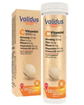 Validus Energy Vitamin C 1000 mg with Ginseng & Zinc 15 Tablets