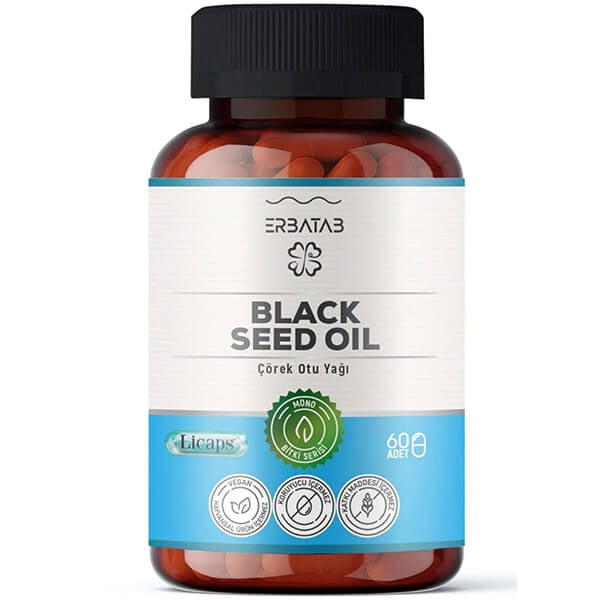 Erbatab Black Seed Oil Dietary Supplement 60 Capsules