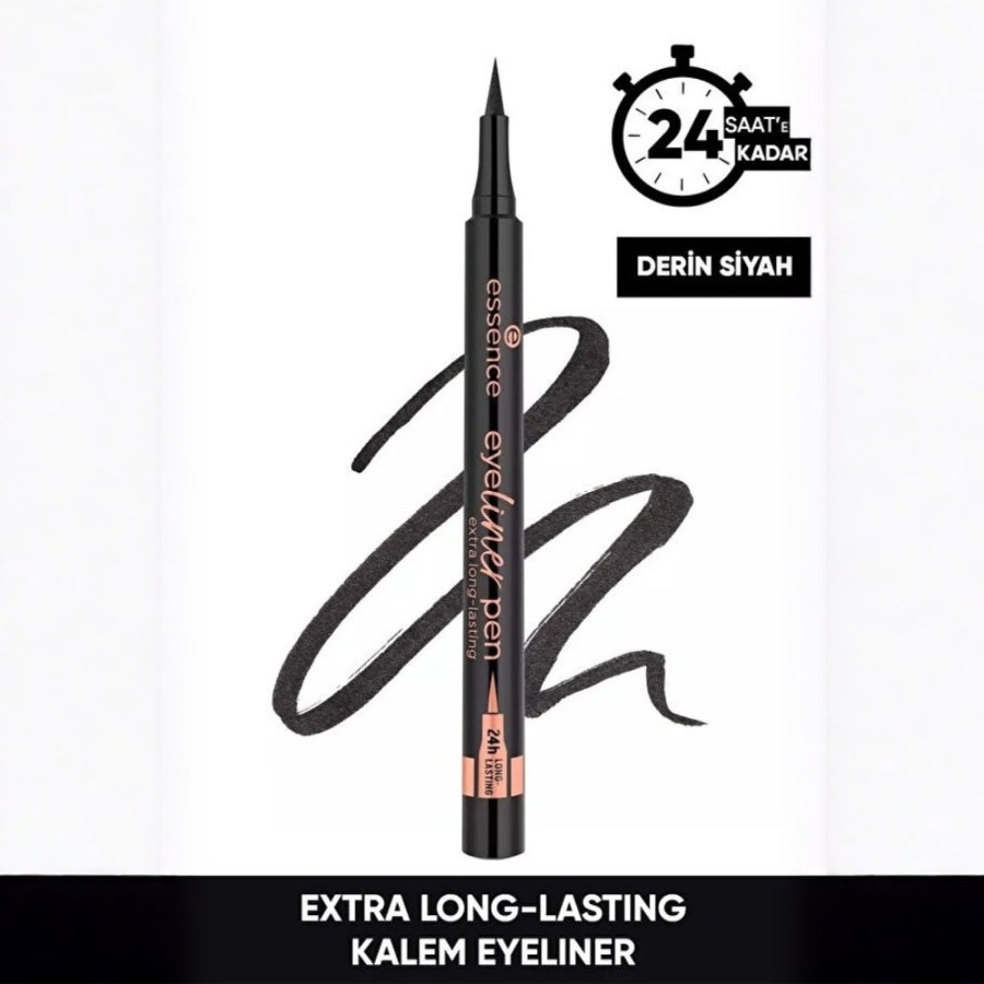 Essence Extra Long Lasting Eyeliner Pen 01 Black 1.6ml