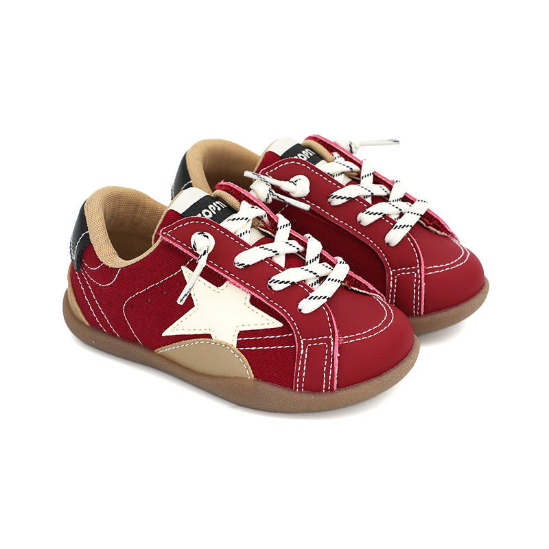 Kids Sneakers Skate Shoes With Soft Soles Boys Summer Breathable Footwear
