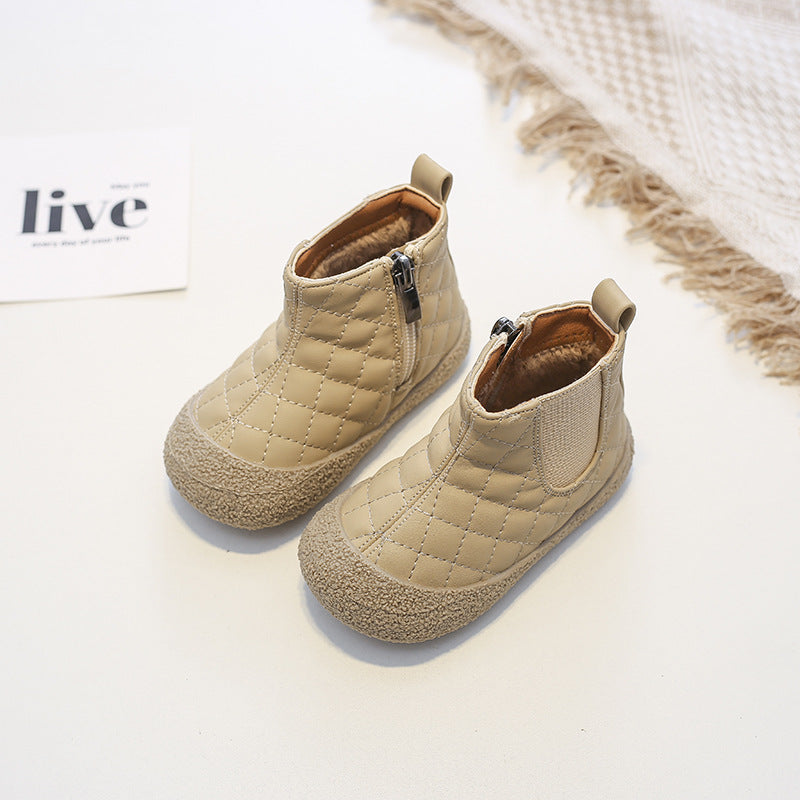 Childrens Soft-soled Comfortable And Warm Cotton Boots