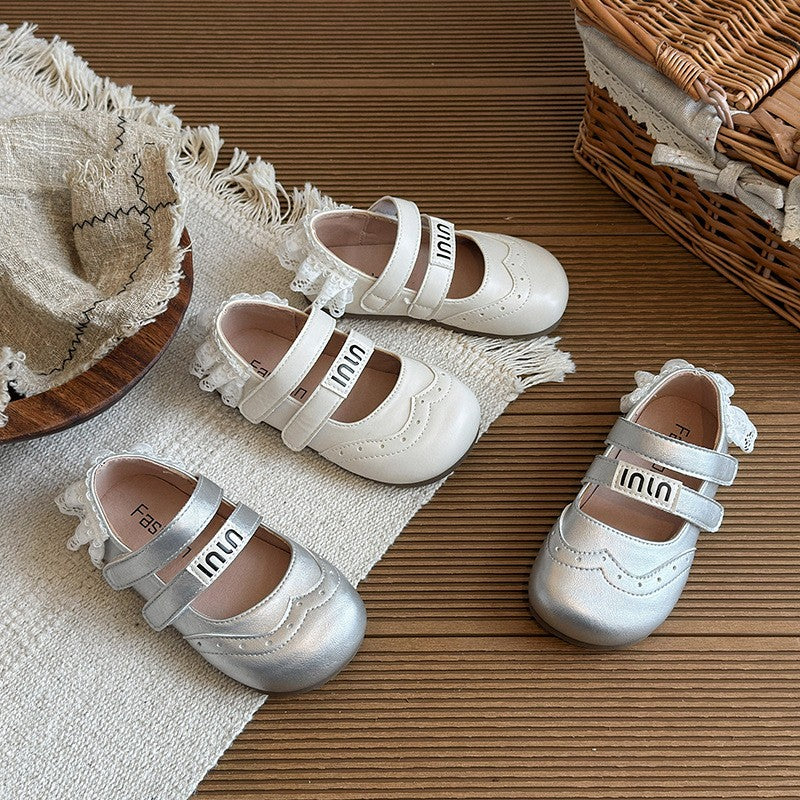 2026 Spring Cute Girls Princess Shoes, Toddler Kids Loafers, Fashion Mary Jane Flats For Little Girls