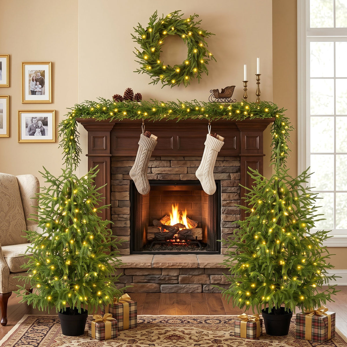 4-Piece Christmas Tree Set