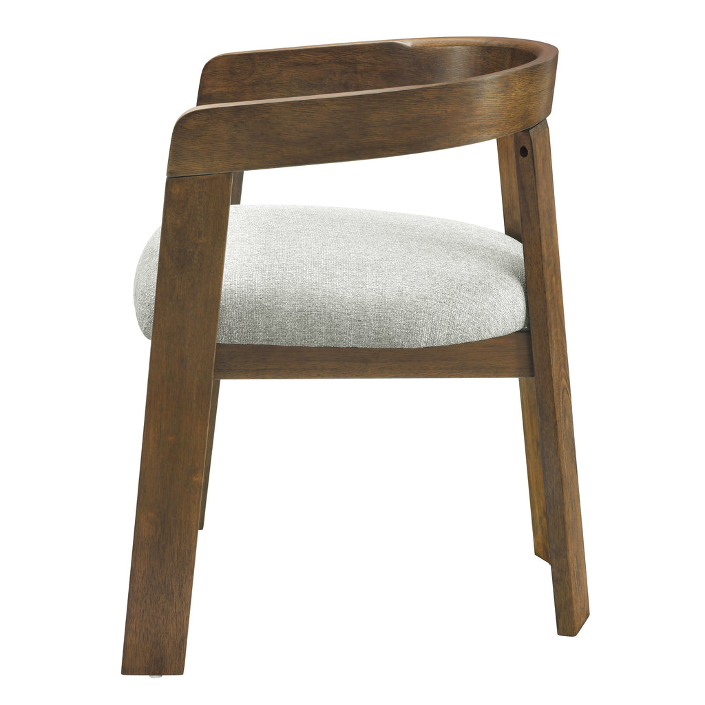 Modern Barrel Dining Chairs (Set of 2)