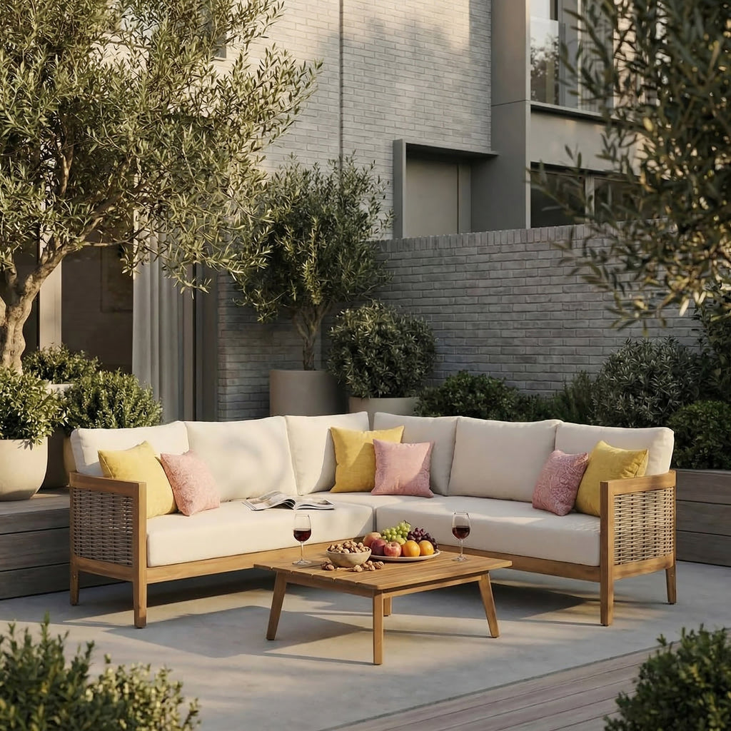 Crowne 4-Pcs Sofa Conversation Set