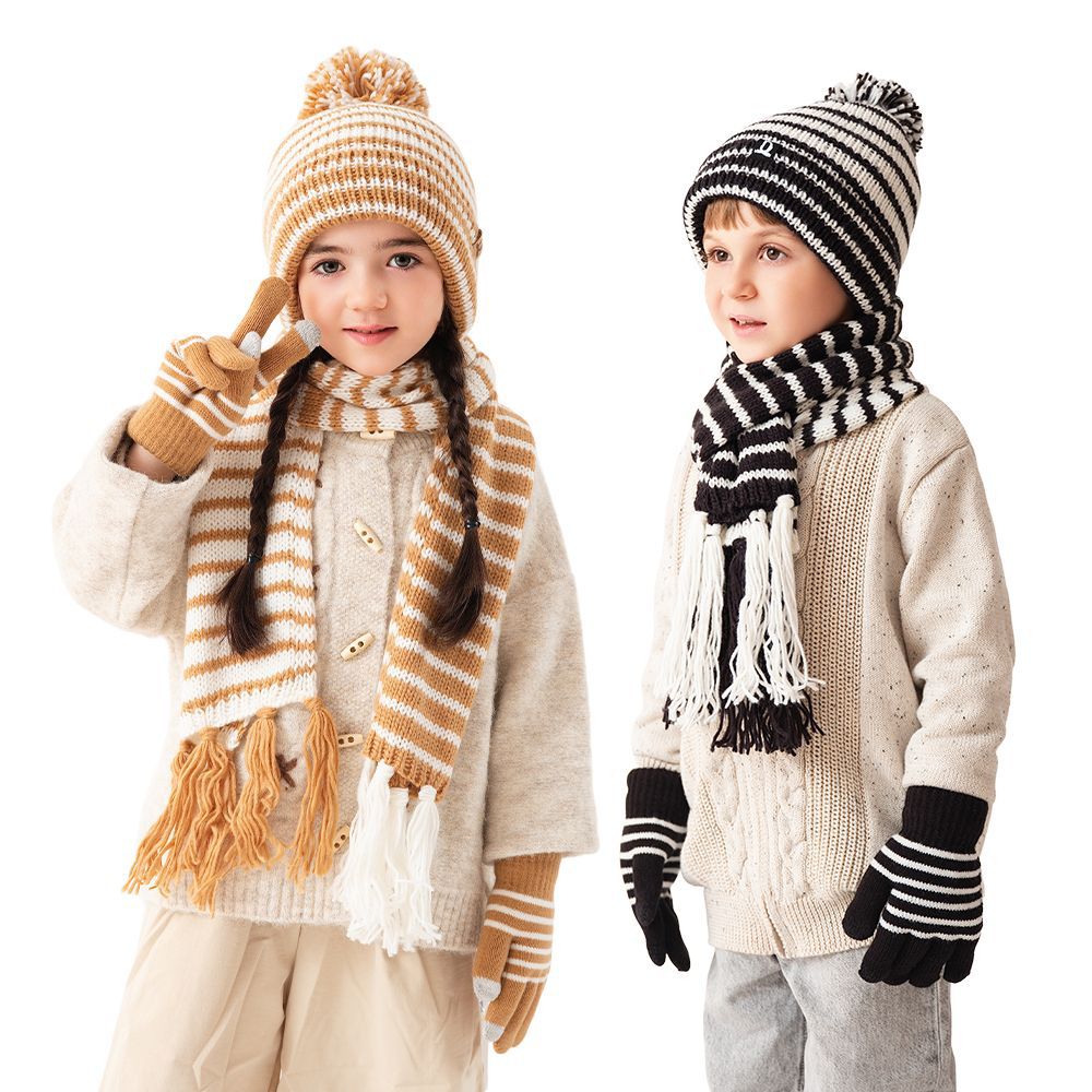 Cross-border Exclusive Childrens Knit Warm Hats Woolen Hats For Kids