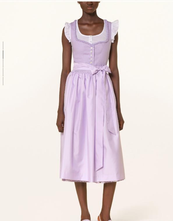 Lace-up Bow Long French-style Dress Elegant For Workwear