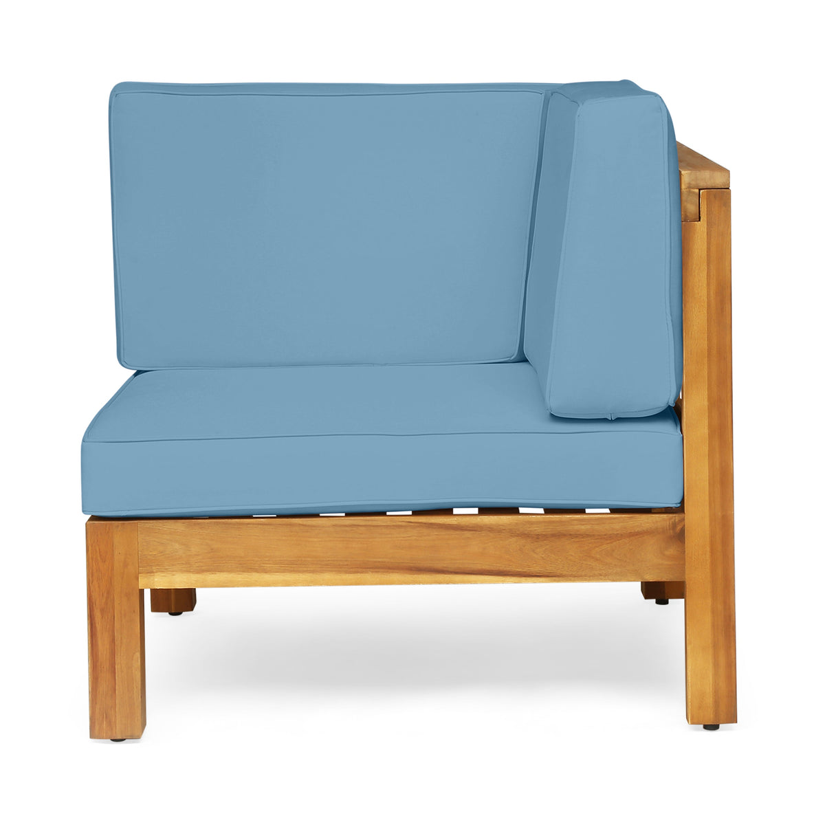 Brava X-Back 2 Seater Sectional Loveseat with Coffee Table