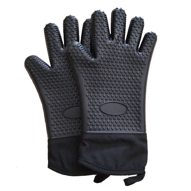 High-Temperature-Resistant, Non-Slip Thickened, Scald-Proof Kitchen Insulated Oven Mitts