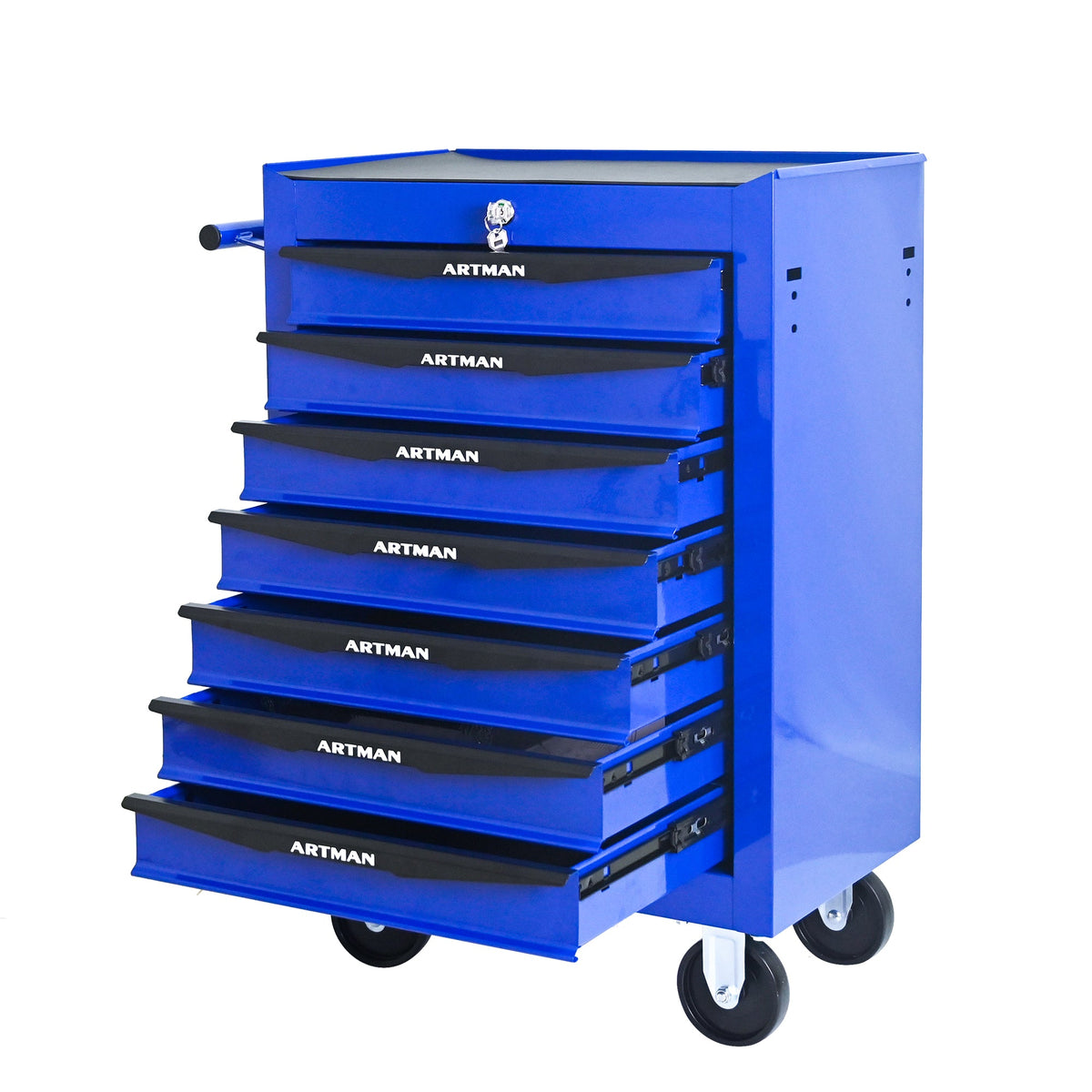 Rolling Metal Tool Chest with 7 Drawers