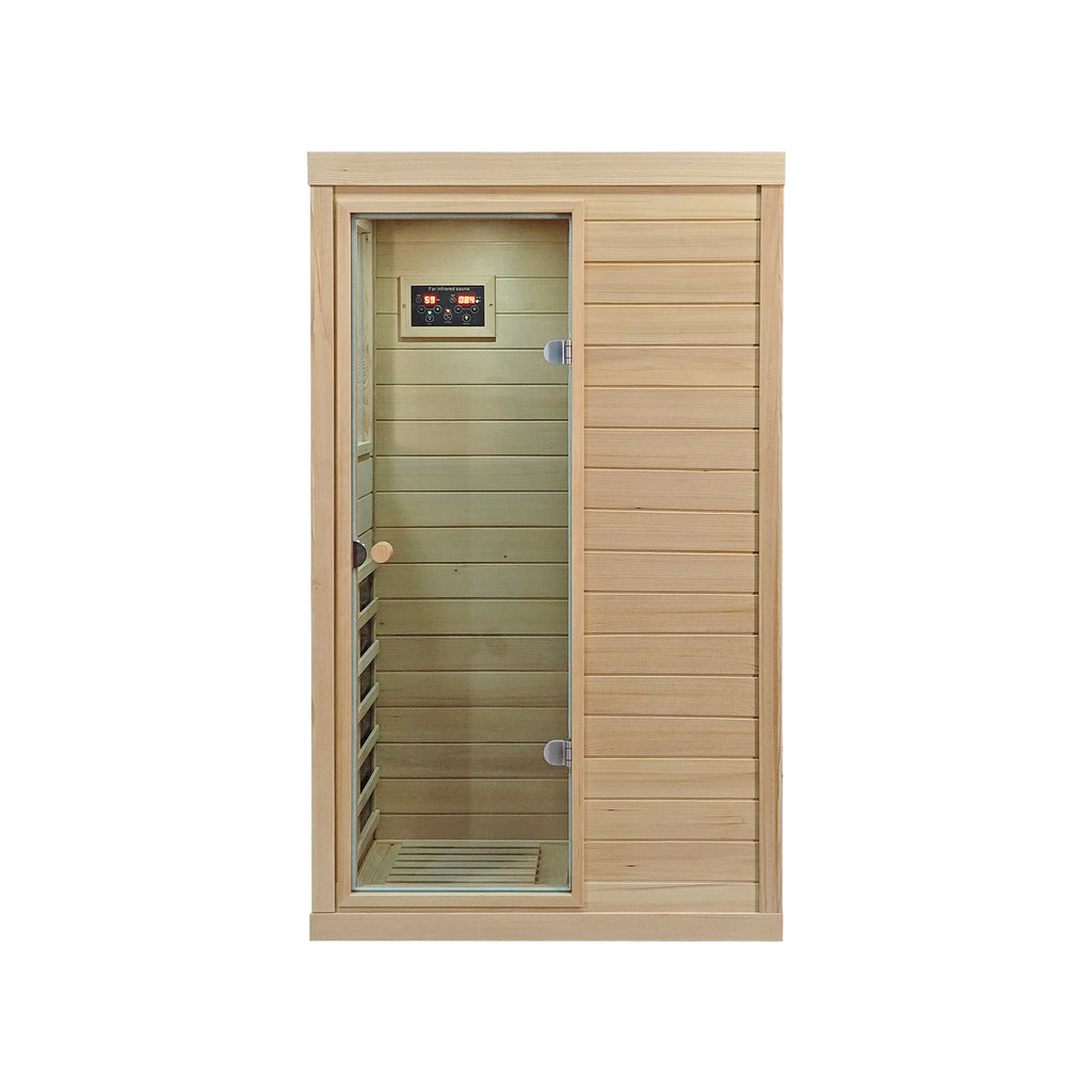 Canadian Hemlock One Person Far Infrared Sauna Room