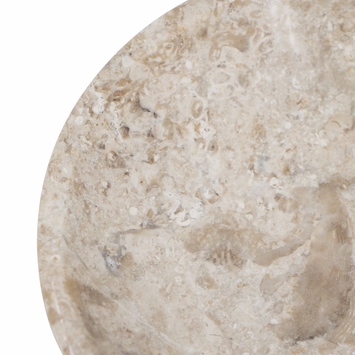 6x6x1.5" Round Marble Decorative Bowl