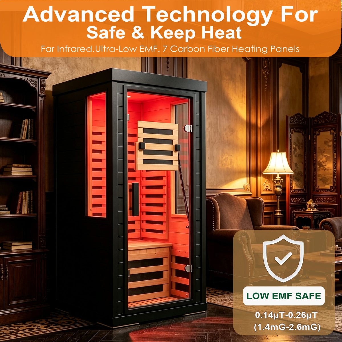 One-Two Person Far Infrared Sauna