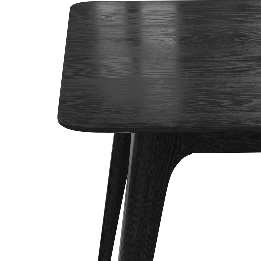 Mid-Century Modern Rubberwood Dining Table
