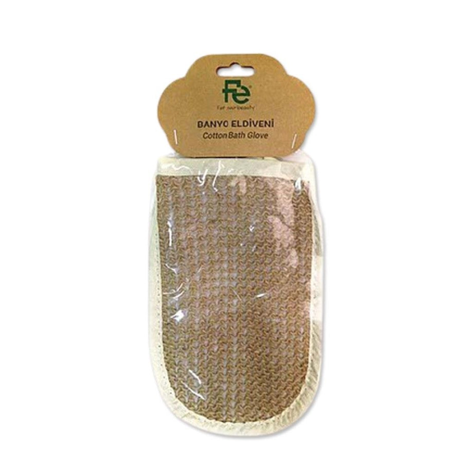 Fe Bath Glove Exfoliating Body Mitt for Smooth Skin 1 pc