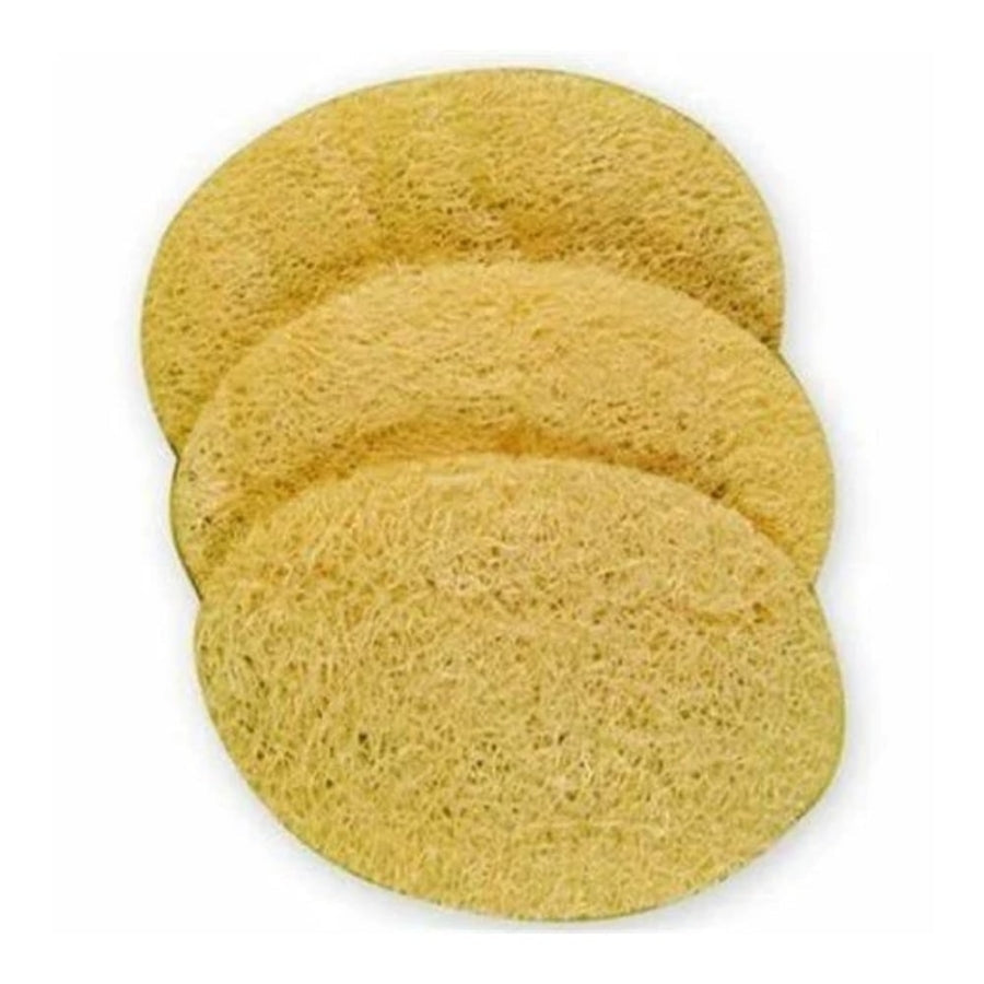 Fe Loofah Peeling Sponge Set for Smooth Skin 3 Count