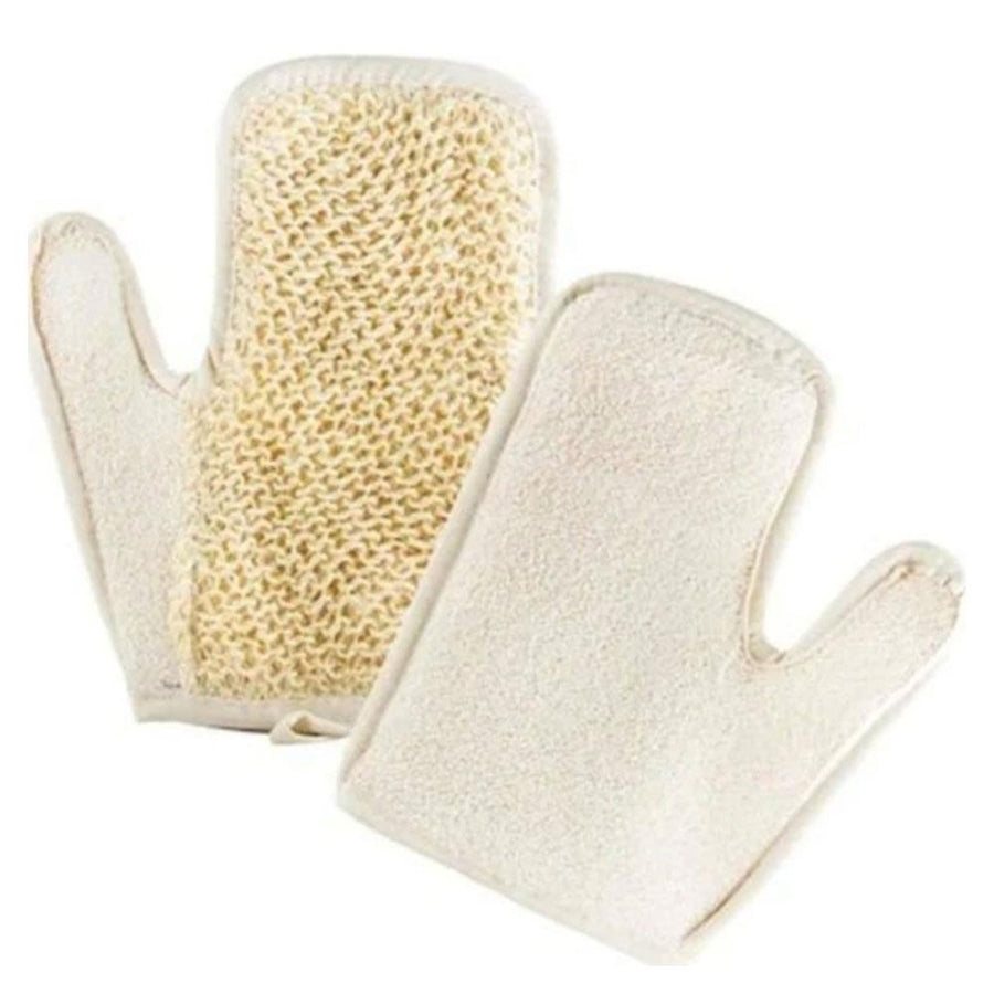 Fe Finger Bath Mitt Exfoliating Body Scrub Glove 1 pc