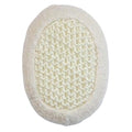 Fe Poly-Cotton Oval Bath Sponge Soft Exfoliating Loofah 1 pc