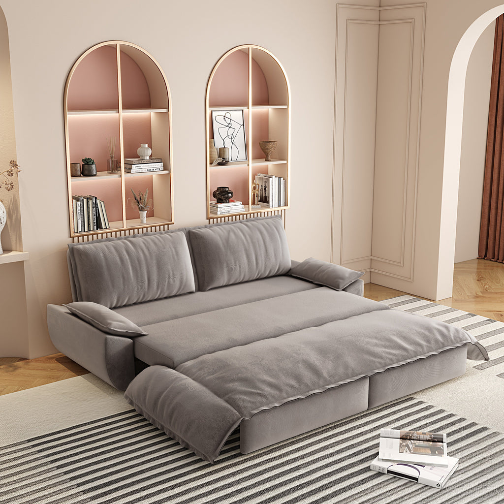 73.2" Queen Pull Out Sofa Bed