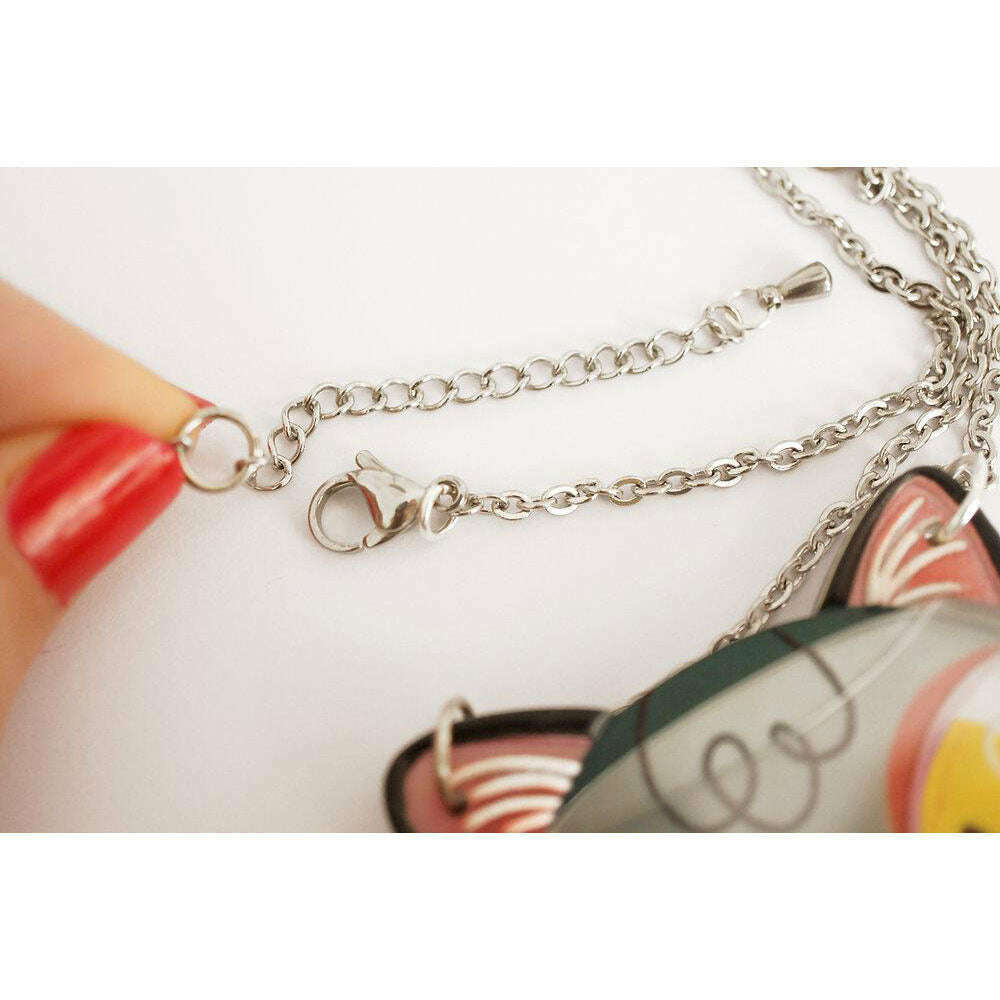 Fishbowl Necklace With Cat by Laliblue | PRE-ORDER SHIPS IN 2-3 WEEKS