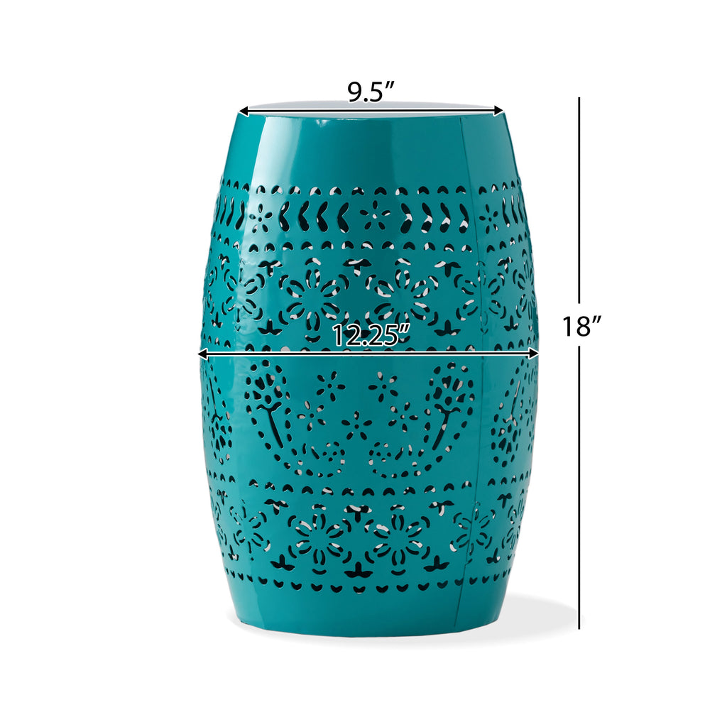 Ruby 12" Metal Outdoor Side Table