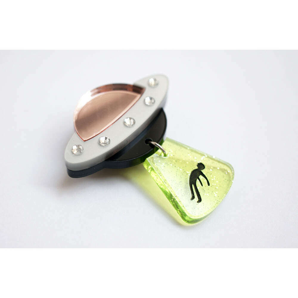 Flying Saucer Button Cover by Laliblue | PRE-ORDER SHIPS IN 2-3 WEEKS
