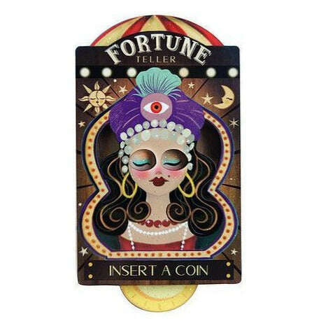 Fortune Teller Interactive Halloween Brooch by Laliblue | PRE-ORDER SHIPS IN 2-3 WEEKS