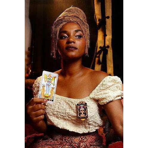 Fortune Teller Interactive Halloween Brooch by Laliblue | PRE-ORDER SHIPS IN 2-3 WEEKS