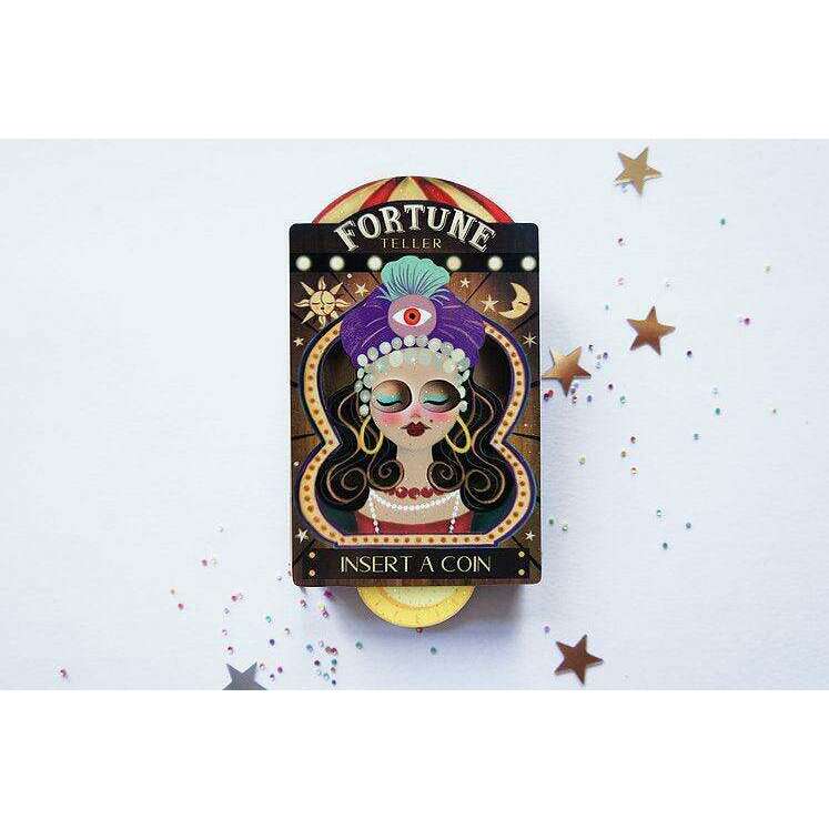 Fortune Teller Interactive Halloween Brooch by Laliblue | PRE-ORDER SHIPS IN 2-3 WEEKS
