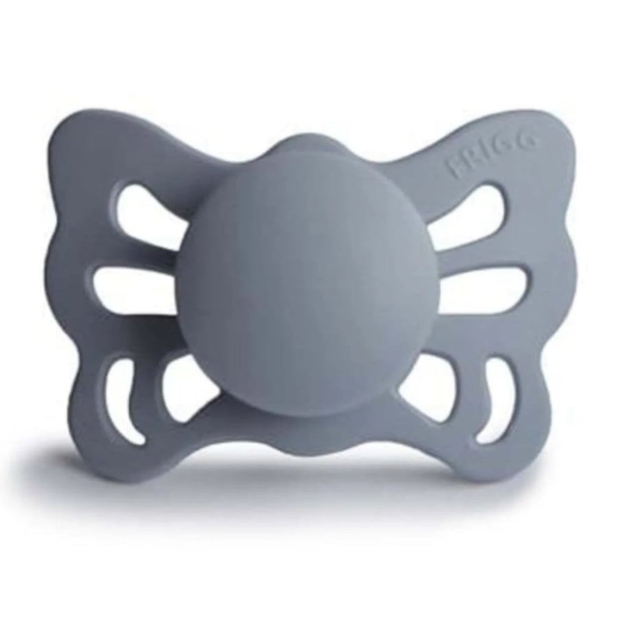 Frigg Butterfly Silicone Pacifier Great Gray 0-6 Months