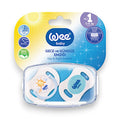 Wee Baby Night & Day Pacifier Set Glow in the Dark 0-6m 2pc