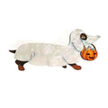 Ghost Dachshund Brooch by Laliblue | PRE-ORDER SHIPS IN 2-3 WEEKS
