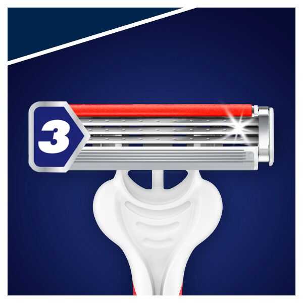 Gillette Blue 3 Pride Disposable Razors for Smooth Shave 6 Count