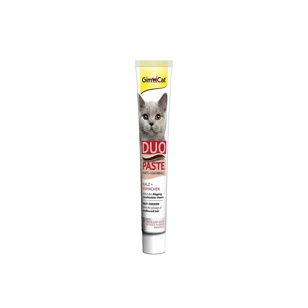 GimCat Anti-Hairball Duo-Paste Chicken & Malt 50g