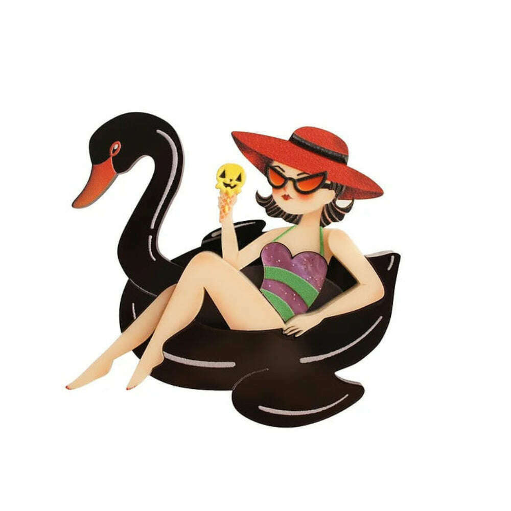 Girl on Float Brooch by Laliblue | PRE-ORDER SHIPS IN 2-3 WEEKS