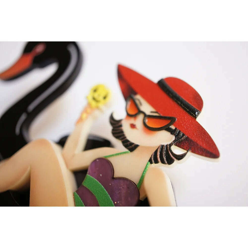 Girl on Float Brooch by Laliblue | PRE-ORDER SHIPS IN 2-3 WEEKS