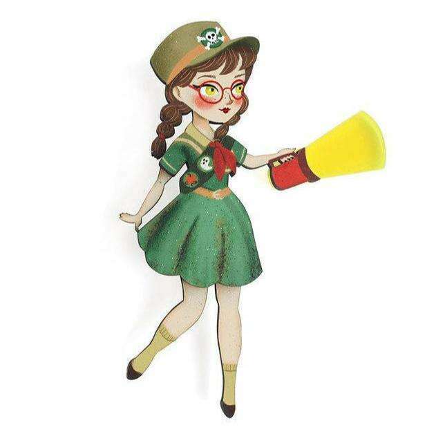 Girl Scout Brooch by Laliblue | PRE-ORDER SHIPS IN 2-3 WEEKS