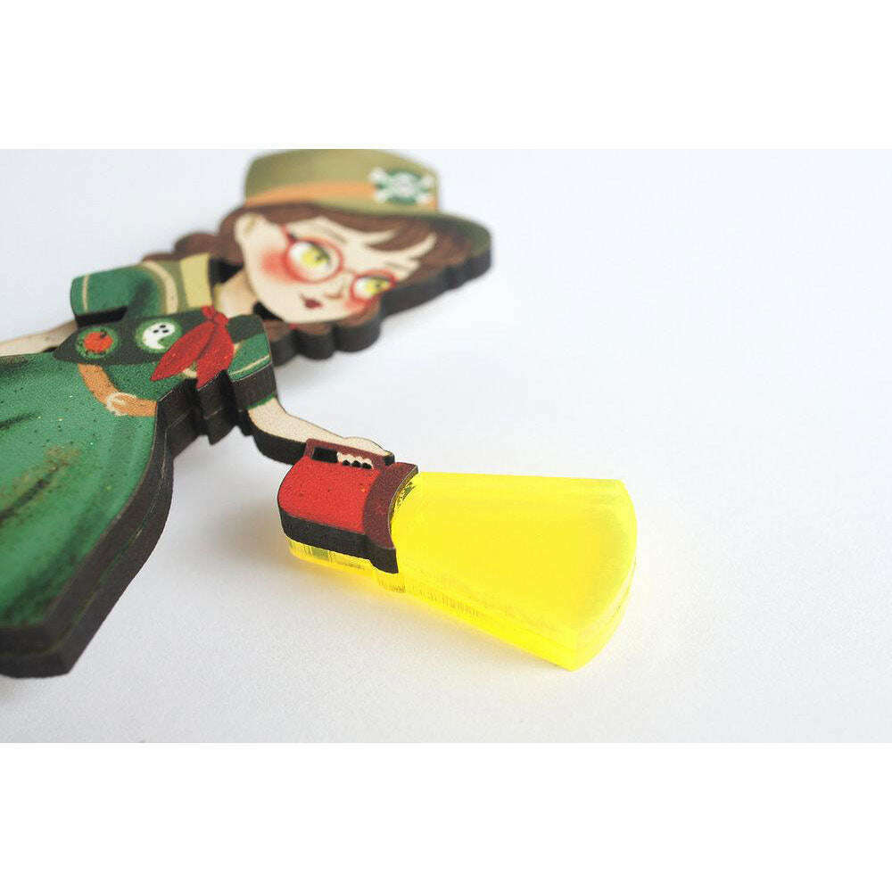 Girl Scout Brooch by Laliblue | PRE-ORDER SHIPS IN 2-3 WEEKS