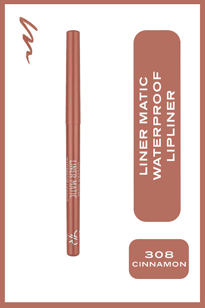 Golden Rose Liner Matic Water Resistant Lip Liner 308 Cinnamon
