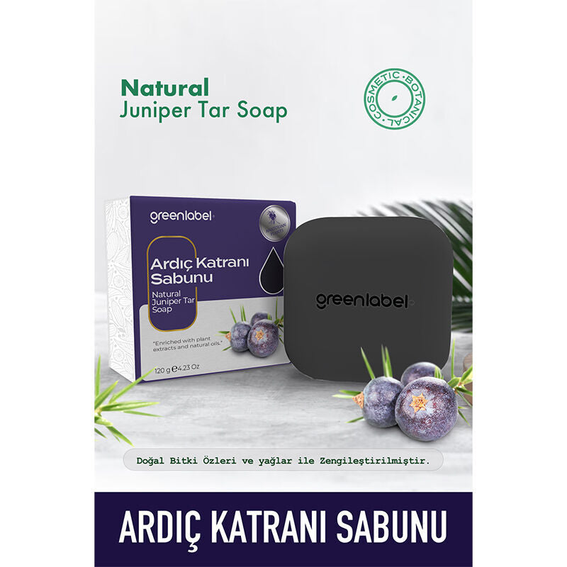 Greenlabel Juniper Tar Soap Sebum Balancing Cleanser 120g