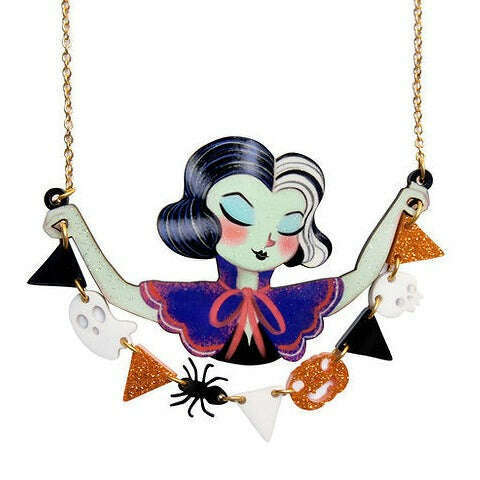 Halloween Garland Necklace by Laliblue | PRE-ORDER SHIPS IN 2-3 WEEKS