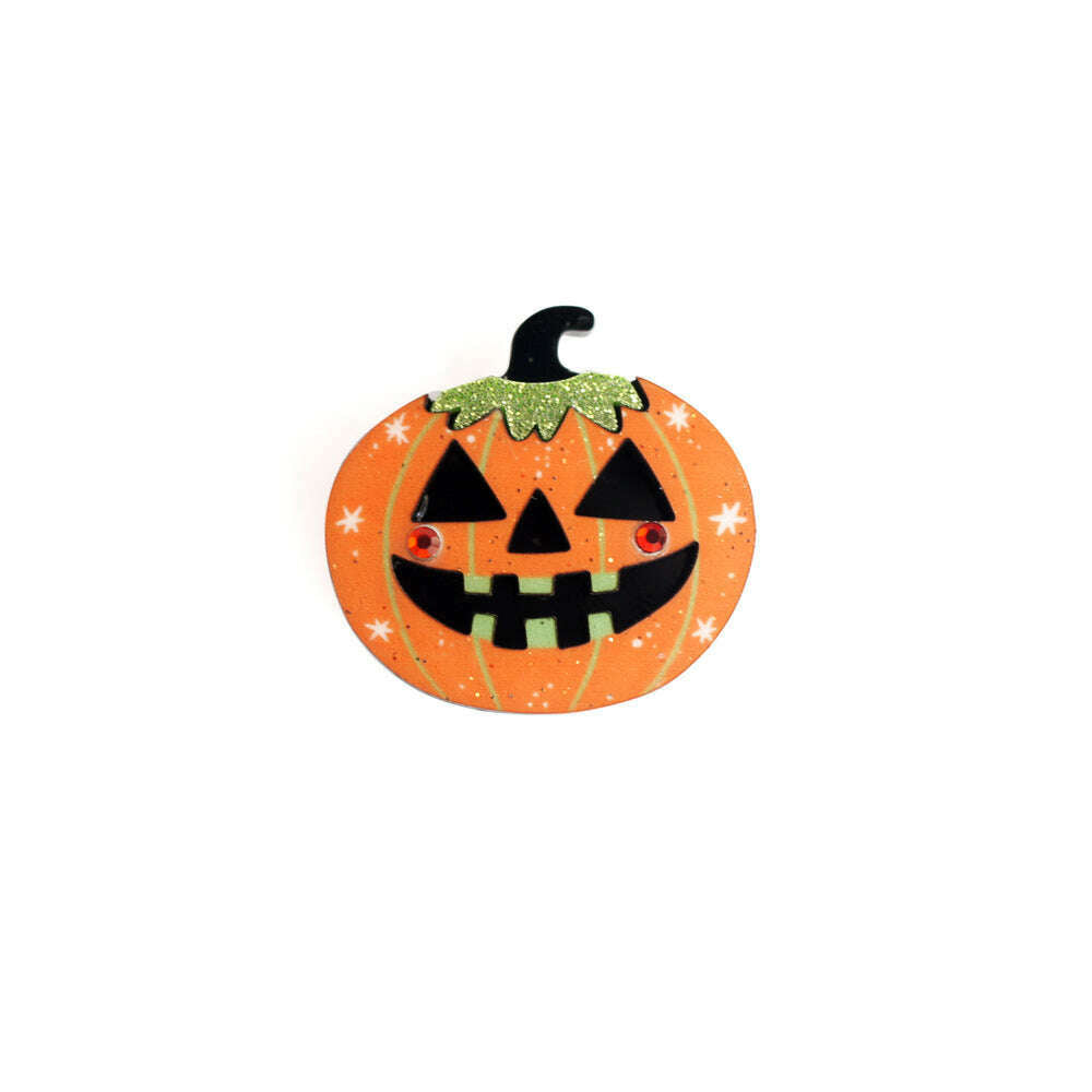 Halloween Pumpkin Button Cover by Laliblue | PRE-ORDER SHIPS IN 2-3 WEEKS